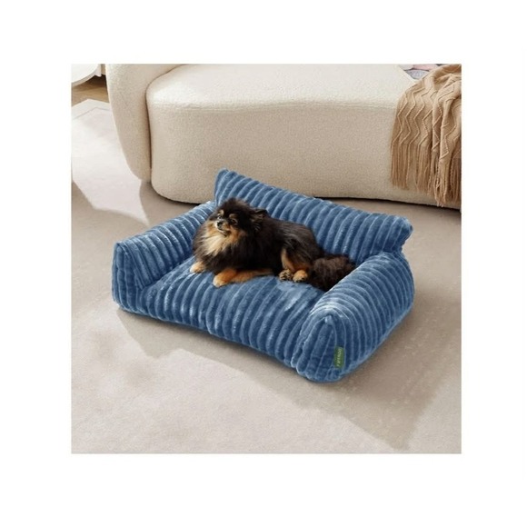 FWERDG Cute Couch Bed For Pets Supportive Cat Sofa Indoor Cats, Medium Dog Sofa - Picture 4 of 9